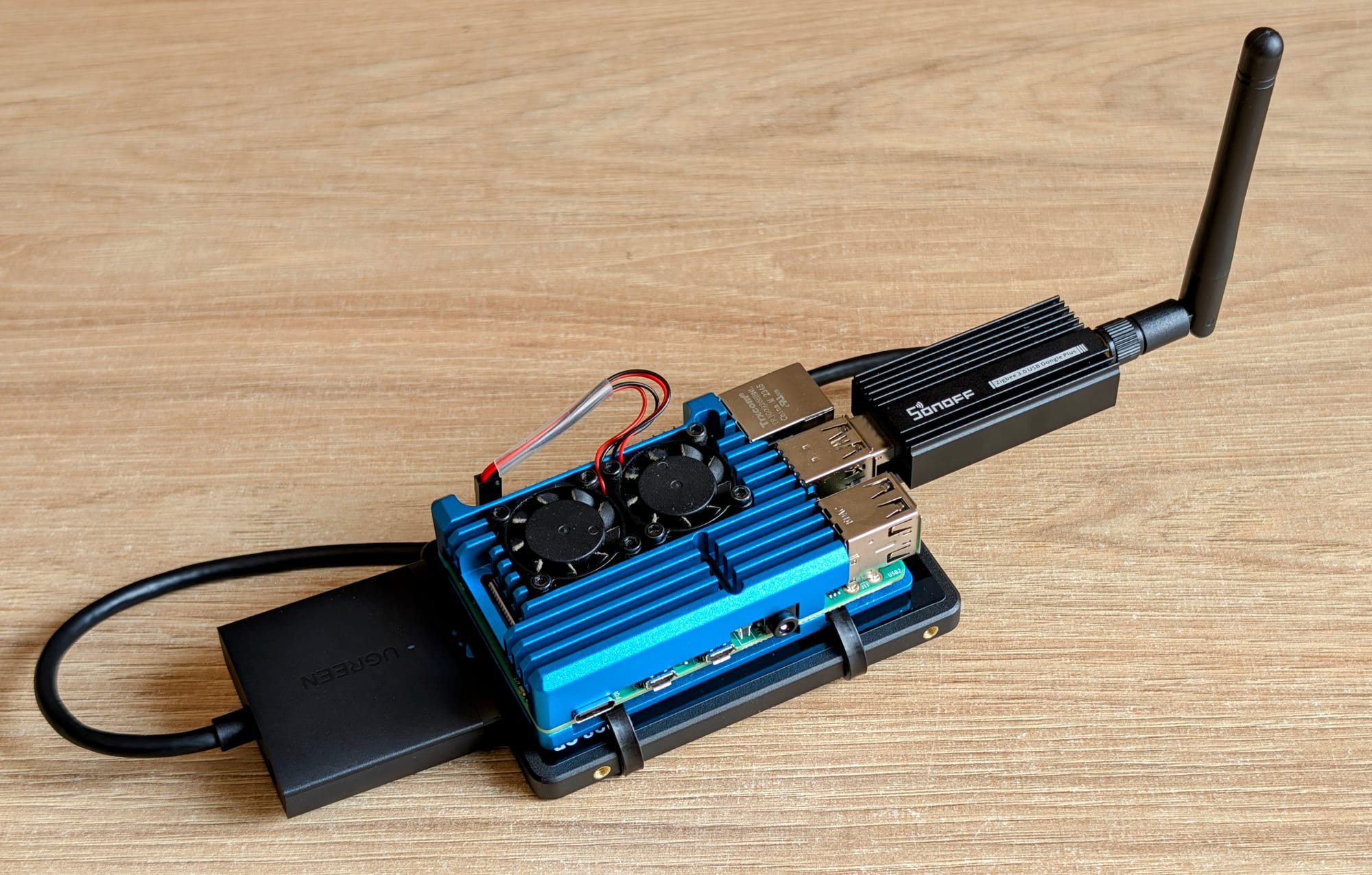 Raspberry Pi 4B with external SATA SSD via USB3.0
